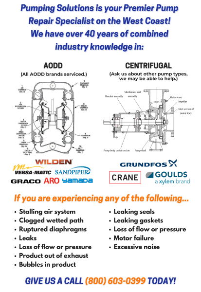 Pumping Solutions Repair Offerings