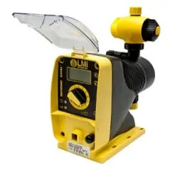 Municipal wastewater metering pumps