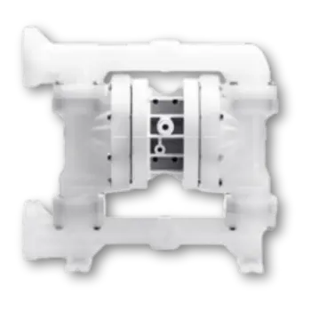 1" Wilden&reg; Pro-Flo AODD Pump Bolted Polypropylene Wil-Flex ANSI / DIN Connections - Model 02-13594